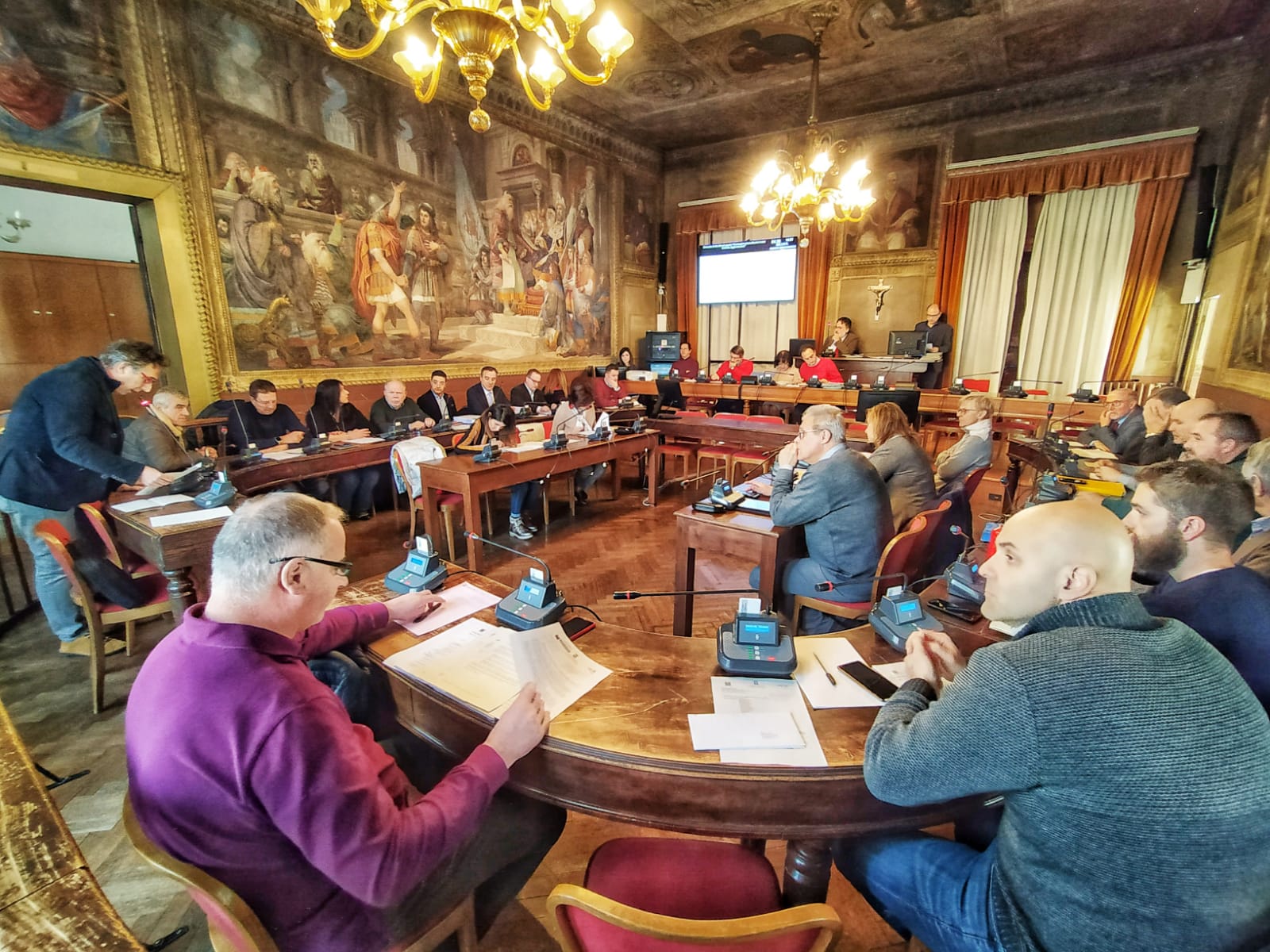 La seduta di ieri del Consiglio comunale di Belluno