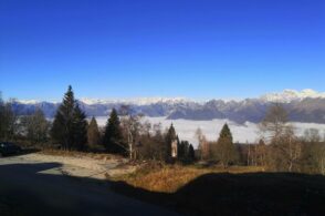 Forte inversione termica, notti più fredde a Belluno che in Marmolada