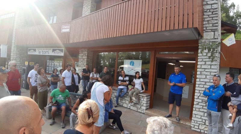 l'inaugurazione dell'info point nell'estate 2019