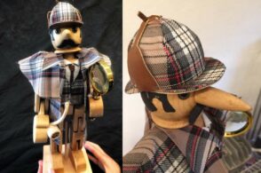 Il premio al Festival del Giallo è scolpito da Olivotto: Pinocchio diventa Sherlock