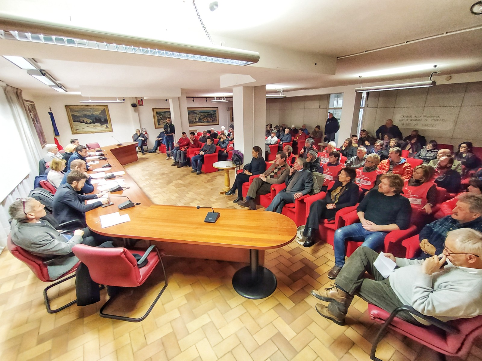 Un'immagine del Consiglio provinciale di martedì, al termine del quale sono state lanciate le accuse a Mountain wilderness