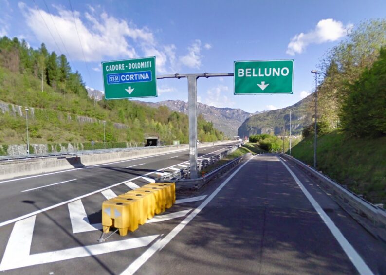A27, stop notturno per manutenzione: traffico deviato sulla Alemagna