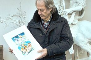 Arte sulla neve: anche Franco Murer ai campionati italiani di fondo a Falcade