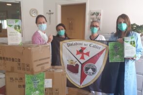 Provagna solidale: quasi mille mascherine donate all’ospedale di Belluno