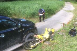 Si scontra con un’auto: motociclista trasportato a Treviso