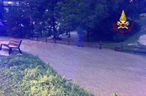 Violento nubifragio su Cortina: fiumi di acqua e fango sulle strade