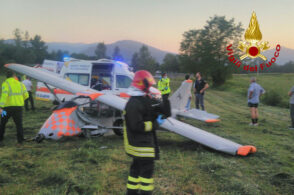 Si schianta un ultraleggero a Santa Giustina: ferite due persone
