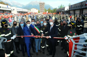 Nuova casa per i vigili del fuoco: inaugurata la caserma provinciale