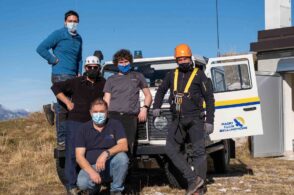 Protezione civile: installato un ponte radio sul Col Faverghera