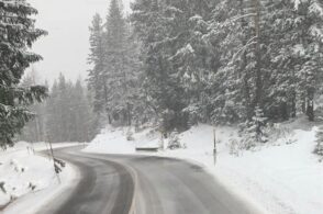 Ecco i primi fiocchi: chiudono i passi e diverse strade bellunesi