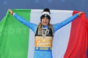 Cortina si tinge d’oro e d’azzurro: Bassino vince il gigante parallelo