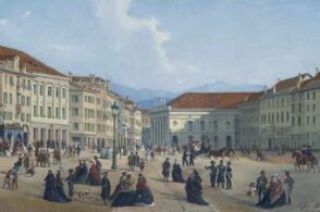 Niente alberi in piazza e una tettoia liberty: la Belluno dell’Ottocento di Alessandro Seffer