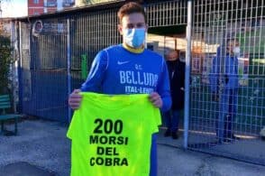 Cobra da leggenda: 200 gol in carriera. E il Belluno rimonta l’Este