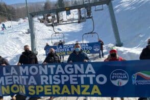 Flashmob in Nevegal: «La montagna merita rispetto, non Speranza»