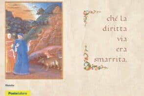 Poste bellunesi: cartolina filatelica per celebrare Dante