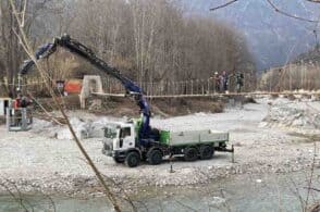 Il cantiere prende quota: la passerella del Peron sta per rinascere