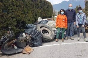 Giornata ecologica: territorio ripulito da copertoni, pannolini e siringhe