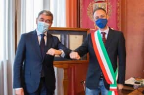 Il nuovo prefetto Savastano in visita a Palazzo Rosso e Palazzo Piloni: «Buon lavoro»