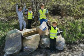 Nevegal ripulito dai rifiuti: anche i bambini danno il loro contributo