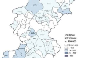 Il coronavirus regredisce. Nessun Comune in viola e metà provincia è “Covid – free”