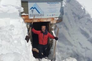 Marmolada: è pronto a riaprire il rifugio sommerso dalla neve