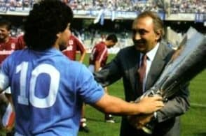 Il presidente di Maradona: stasera a Rasai arriva Corrado Ferlaino