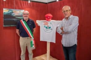 Giro del lago di Santa Croce: la maglietta è disegnata dal giovane Bortoluzzi