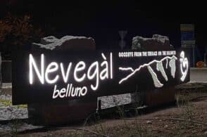 Un biglietto da visita per il Nevegal: ecco la nuova rotonda