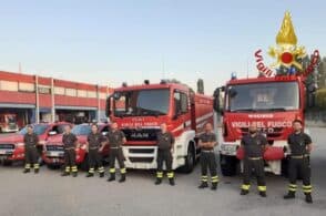 Roghi nel Sud Italia: un aiuto anche dai Vigili del fuoco di Belluno