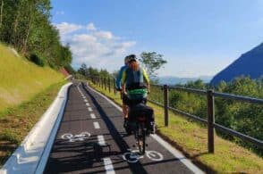 Più bella e più sicura: la pista ciclabile di Soverzene ha un nuovo tratto