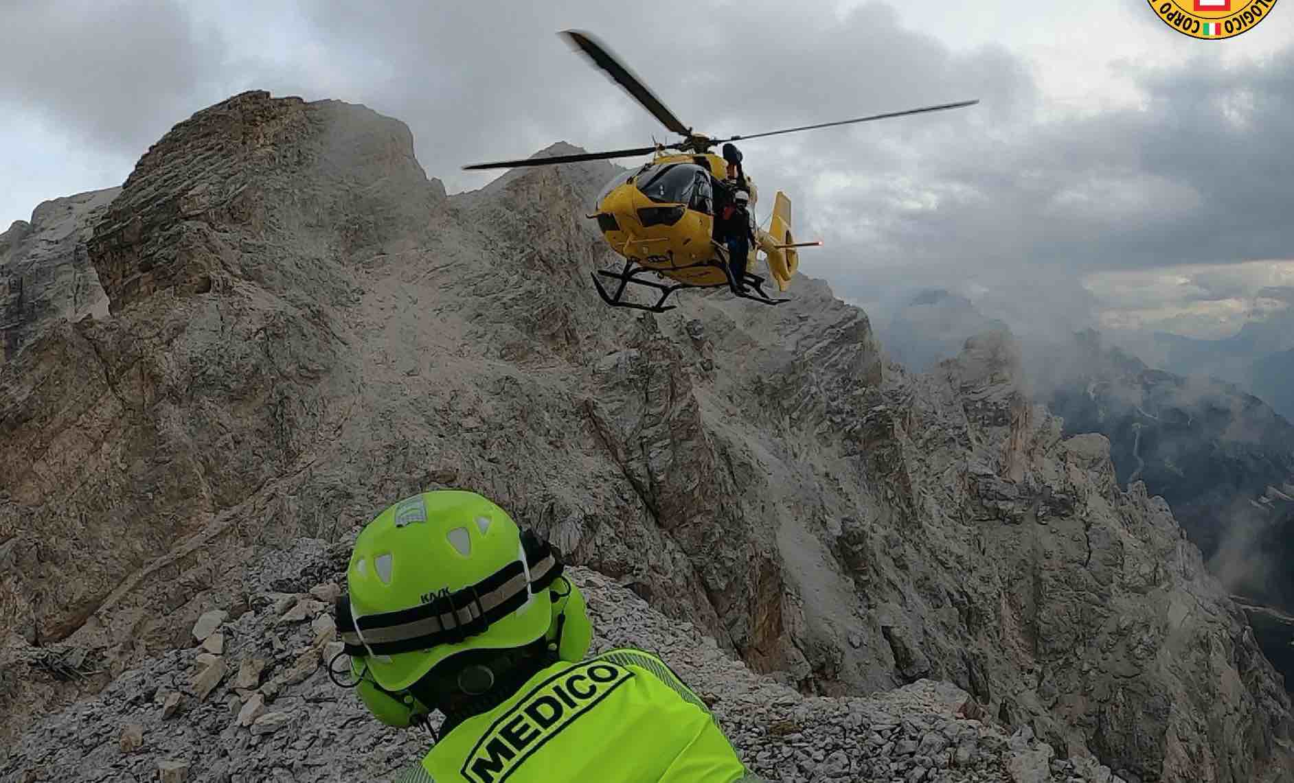 Un sasso lo colpisce al piede: turista polacco soccorso sulla Ferrata ...