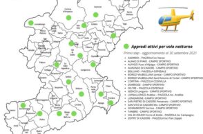 Volo notturno al via, individuate le piazzole di atterraggio