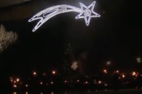 Accensione della stella: il Ponte della Vittoria si illumina di magia