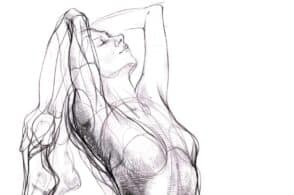 Yoga e arte: nasce la mostra di disegni anatomici di Franca Bortot