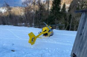 Cane sprofonda in una buca di neve: lo salvano i soccorritori