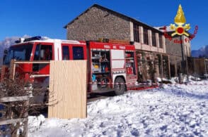 Incendio al b&b: proprietari all’ospedale per intossicazione da fumo