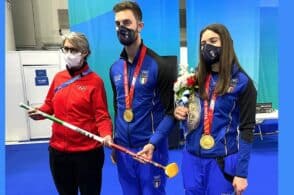 La scopa di Stefania nel Museo olimpico del Cio: «Ispirerà le nuove generazioni»