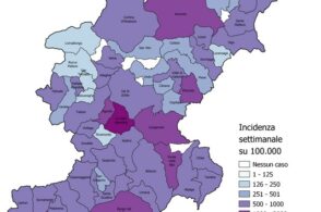 Covid in calo: incidenza settimanale sotto il dato nazionale