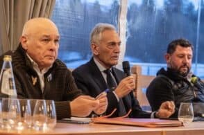 Il presidente Gravina a Belluno: «Colpito dal vostro entusiasmo»