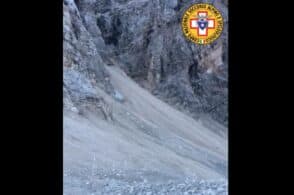 Frana sul Monte Pelmo: il distacco è nello stesso punto del 2011