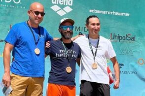 Sogne e Pierni primeggiano nelle acque libere di Lignano