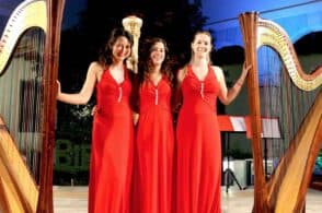 Cultura musicale nelle frazioni: concerto del trio d’arpa “Les fils rouges”