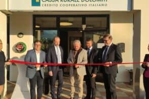 Cassa Rurale Dolomiti, inaugurato il nuovo sportello di Lentiai