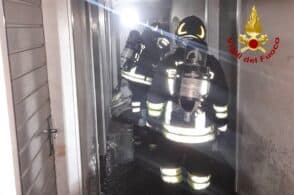 Fiamme nella cantina di un condominio di Mier, 4 persone intossicate
