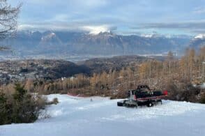 Nevegal, riattivati i cannoni: sabato l’apertura delle piste