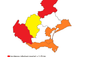 Rischio di morte sul lavoro, Belluno maglia nera a livello regionale