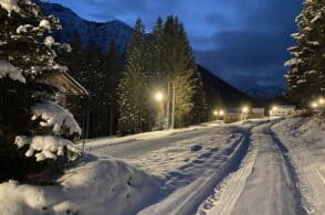 Sci di fondo anche in notturna, riapre la “Pineta”