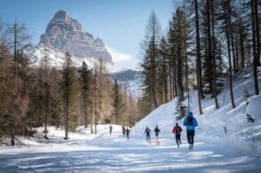 La neve “benedice” la quarta Misurina Winter Run