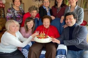 Una vita da benefattrice, festeggiati i 99 anni di Gabriella Piccolotto