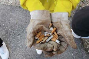 Giornata ecologica: abbondano i mozziconi di sigaretta